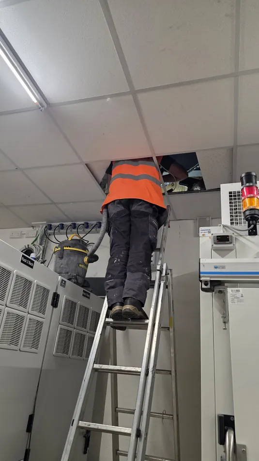 Ceiling and lighting work in a retail unit by Site Fix Solutions